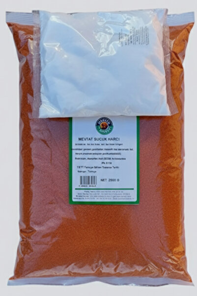 Dört Mevsim Baharat Mevtat Sucuk Harcı 2,5 Kg + Tuzu - Ekonomik Boy Sucuk Yap...