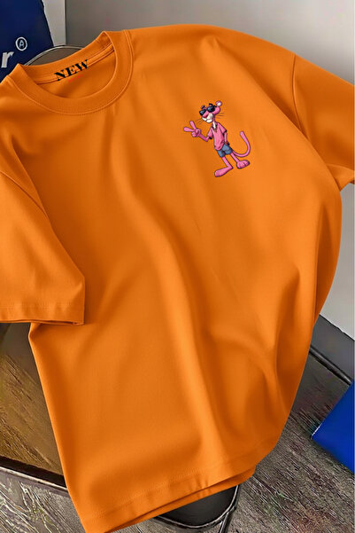 New Shine Μπλουζάκι Panther με τύπωμα oversized