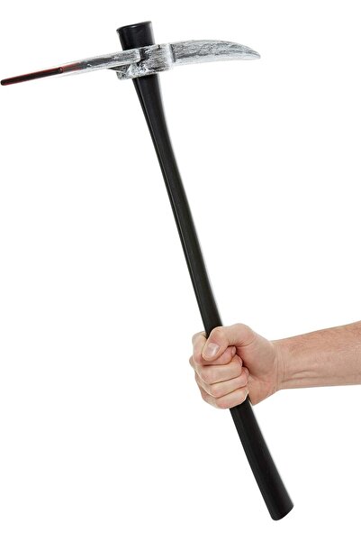 Smiffys Smiffy's Pick Axe Prop, Brown, One Size (59cm/23inches), 43717