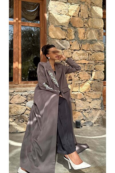 AYA mwt320-Abaya-Blazer-Embroidered-Rose