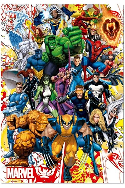 EDUCA - 500 piece puzzle for adults | Marvel Heroes
