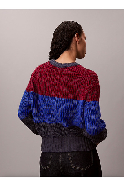 Calvin Klein Chunky Stripe Relaxed Sweater