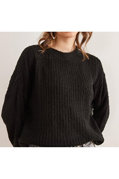 DİMA Standard Size Plain Basic Knitwear Sweater