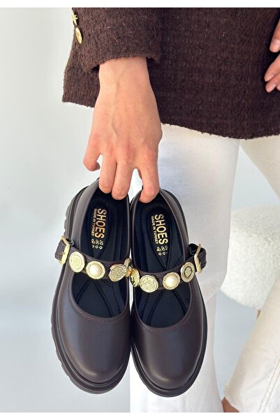 NESSİMO Pantofi Oxford din piele maro N265899