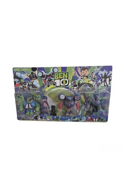 Virtual Trend Set of 4 Virtual Trend® Figures, Ben 10, Blue Green, 12 cm