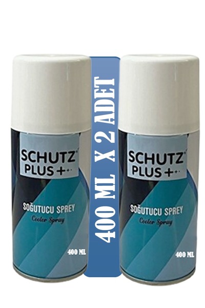 SCHUTZ PLUS Soğutucu Sprey 400 ml 2 Adet