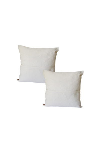 EHA Set of 2 pillowcases, urban landscape print with flowers, 43x43 cm, EHA, 16