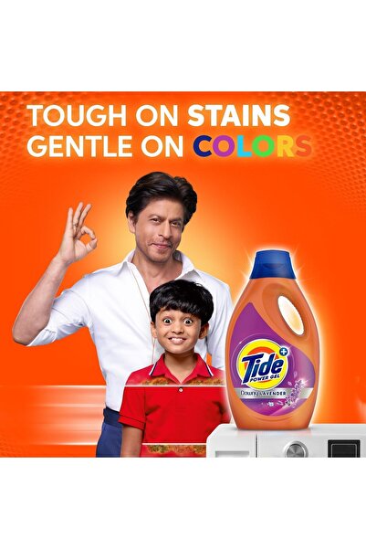 Tide Power Gel Laundry Detergent Lavender Fresh, 11.2 L (2.8L x 4)