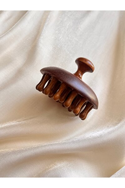 LYSA Sandal Ağacı Çok Fonksiyonlu Yuvarlak Disk Masaj Tarağı