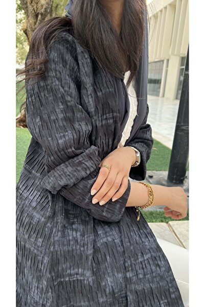 AYA mw1609-Abaya-Crepe-Broken-Black-Blush-Beige