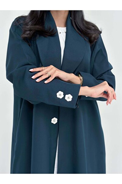 AYA عباية كريب صيفية نصف كلوشه