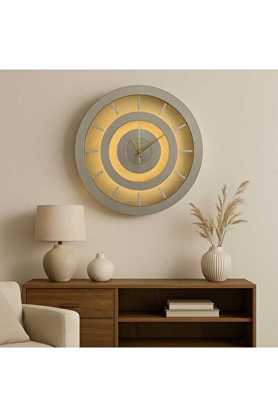 DREAMRUG Dekoratif - Pilli Ledli Duvar Saati 38 x 38 cm