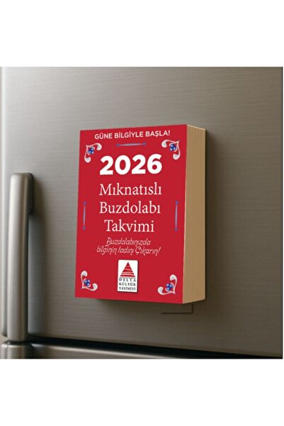 Delta Kültür Yayınevi 2026 Mıknatıslı Buzdolabı Takvimi