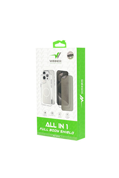 WINNER iPhone 15, 15 plus, 15 pro & 15 pro max Full Protection Package & MagSafe Stand