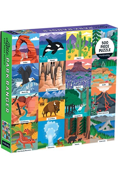 Mudpuppy أحجية عائلية من ليتل بارك رينجر، مكونة من 500 قطعة، مقاس 20 × 20 بوص...