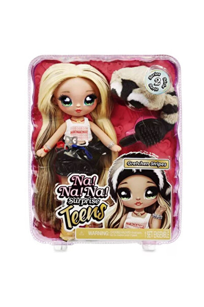 MGA Entertainment Păpușa NaNaNa Suprise Chic Raton: Gretchen Stripes