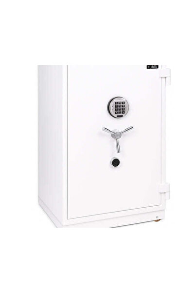 RUBIK صندوق أمانات مقاوم للحريق والسرقة لمدة ساعتين مزود بقفل مزدوج رقمي/مفتاح، وزن 260 كجم (100×60×60 سم) RBAS100