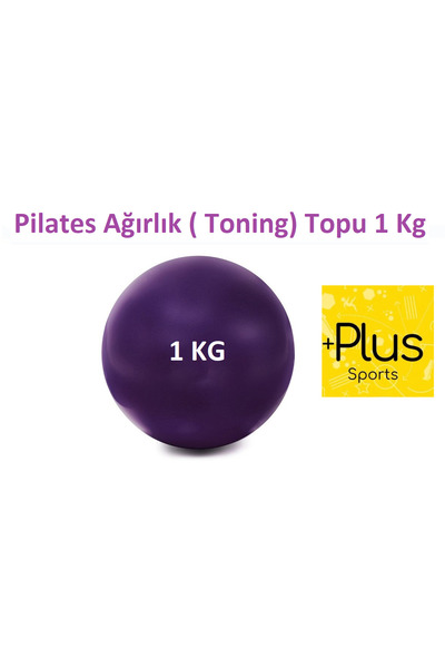 PLUSSPORT PİLATES AĞIRLIK ( TONİNG) TOPU 1 KG