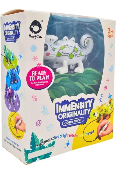 Generic Inductive Color-Changing Chameleon Robot - Line-Following, Rechargeable, Sound & Light