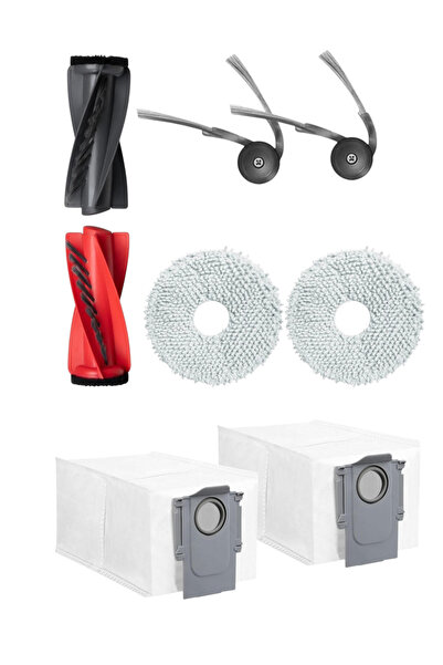 ROPALDE Roborock Qrevo Curv Robot Vacuum Cleaner Compatible 8-Piece Spare Parts Set