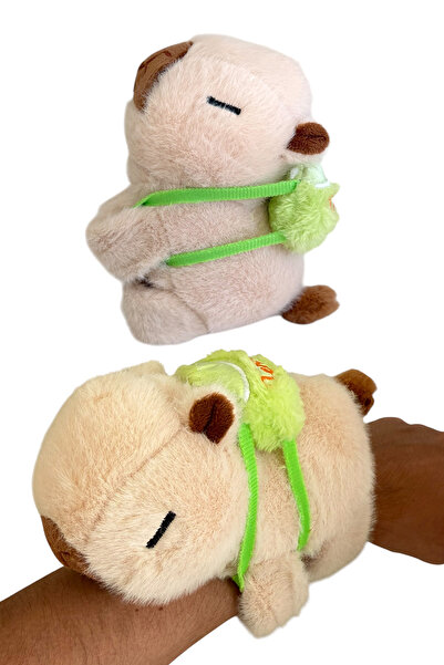 UDATOYS Capybara Ele Takılabilen Peluş Oyuncak Kapibara Dönen Kuyruklu Çantal...