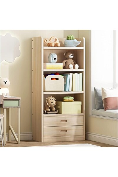 genric OneDcor Bamboo Storage Cabinet - Freestanding Floor Cabinet with Drawe...