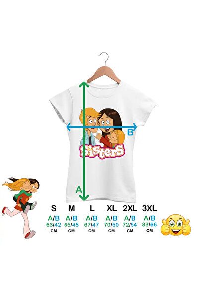 OEM Women's T-shirt The Sisters Maxence Wendy Marine The Sisters Valentines Dragobete