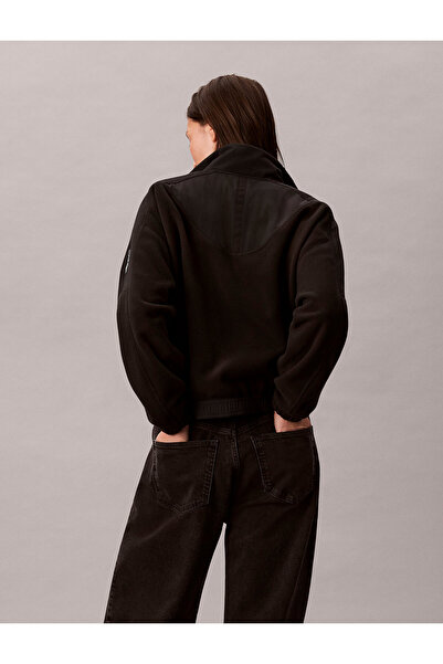 Calvin Klein Polar Fleece Zip Neck Sweatshirt