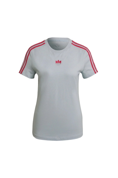 adidas Women's T-shirt, Originals, Blue grey, Cotton