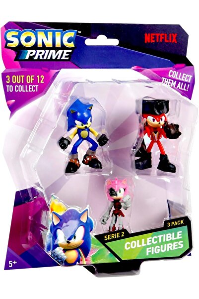 Sonic Prime Figure Blister 3Pack - Netflix Series Collectible Figurines
