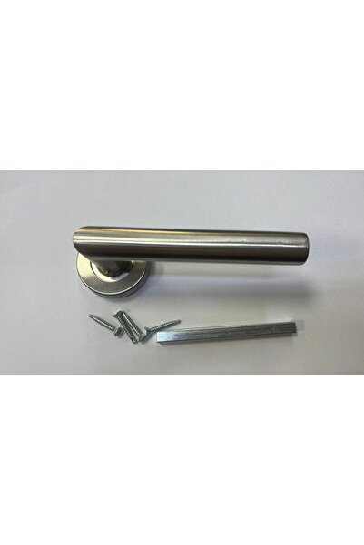 bues Paslanmaz rozetli SAĞ TUTUŞ çelik kapı kolu