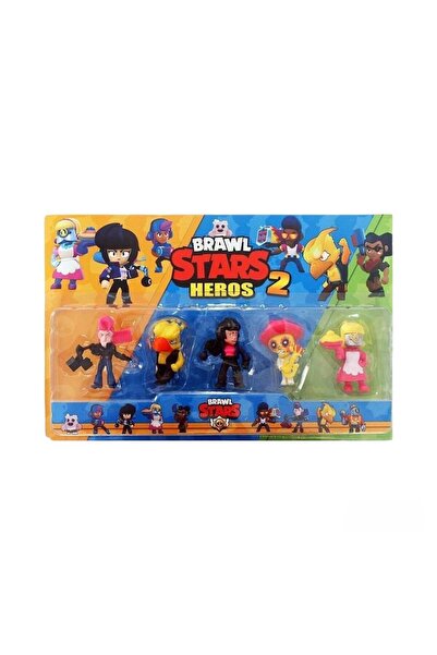 Virtual Trend Set 5 figurine Virtual Trend®, Brawl Stars, multicolor, 7 cm