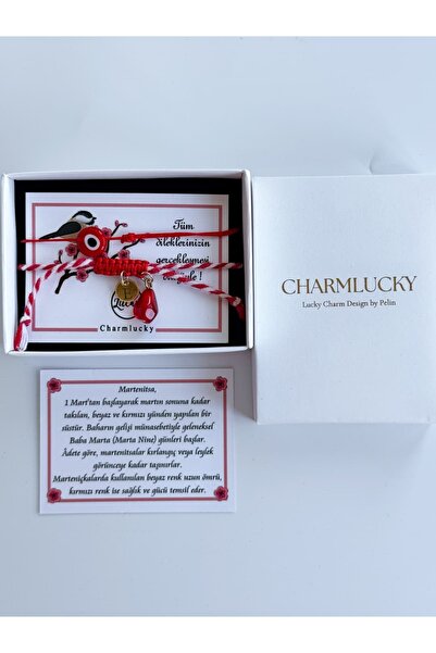 CHARMLUCKY Murano Pomegranate Seed Charm Marteni̇çka