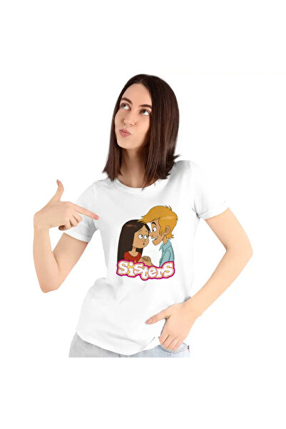 OEM Women's T-shirt The Sisters Wendy Maxence The Sisters Max Valentines Dragobete