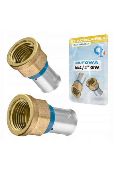 Other Conector PEX 16x1/2 GW Manșon presat alamă masivă