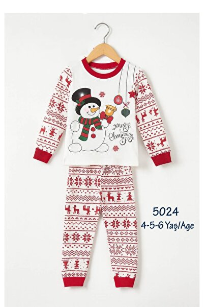 ARBİ kids Unisex Merry Christmas Christmas New Year Double Set