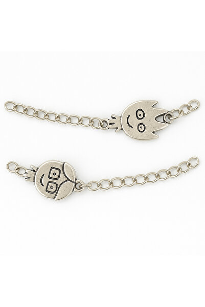 LUNEVORA Binary Fire and Water Lover and Friend Bracelet