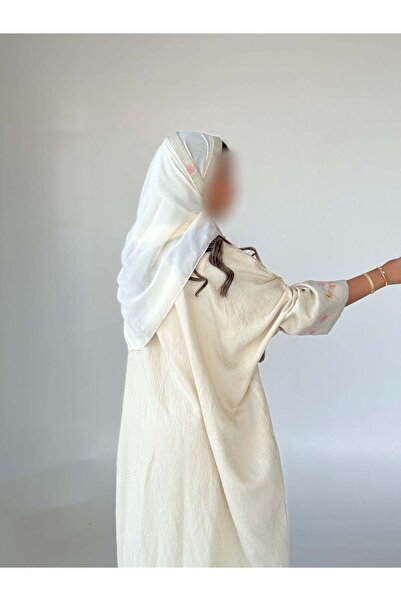 AYA mw1373-Green-Crepe-Saudi-Summer-Embroidered-Roses-Abaya