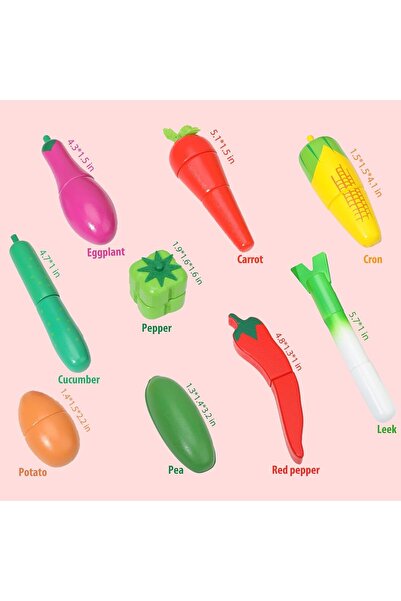 Picodino Magnetic wooden vegetable crate set