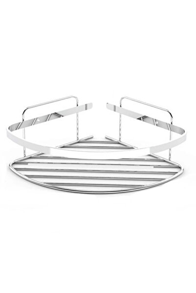 MegaVitrin Tema Μονόφυλλο Γωνιακό Στήριγμα Σαμπουάν Χρώμιο |   Ανοξείδωτο ατσ...