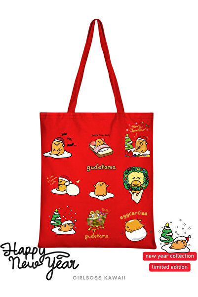 Girlboss Kawaii Gudetama Bag Christmas New Year