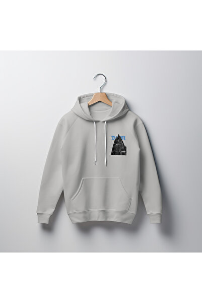 Dad&Children كنائس كولونيا الكاتدرائية مطبوع سويت شيرت رمادي قطني للجنسين مقا...