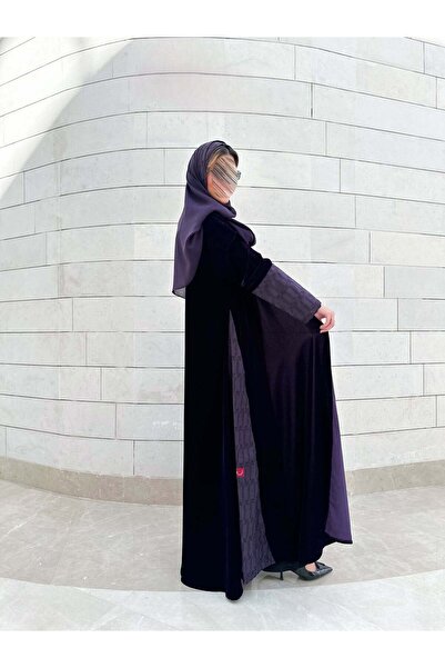 AYA mwt721-عباية-ركامة-مع-مخمل