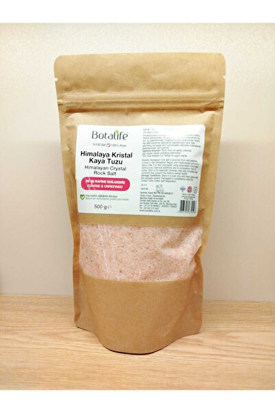 Botalife Himalaya Kristal Kaya Tuzu 500g (iri ve rafine edilmemiş)