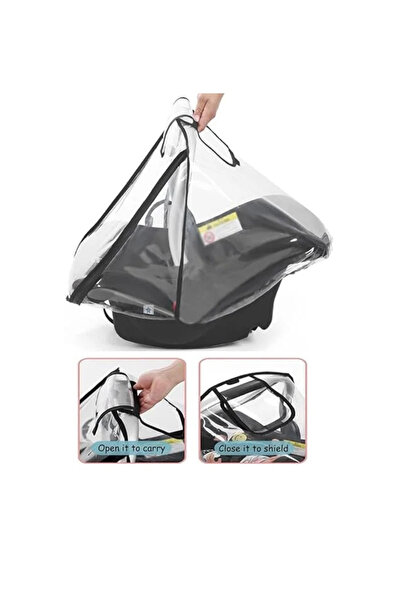 OEM Husa de ploaie pentru scoica bebelusi, plastic, transparent