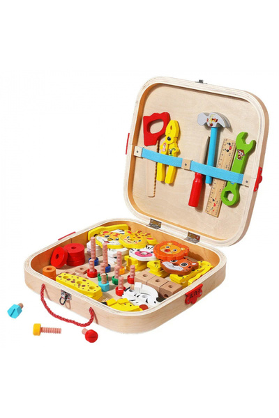 Picodino Montessori Educational Assembly Kit - Wooden Toy for Motor Skills and Creativity