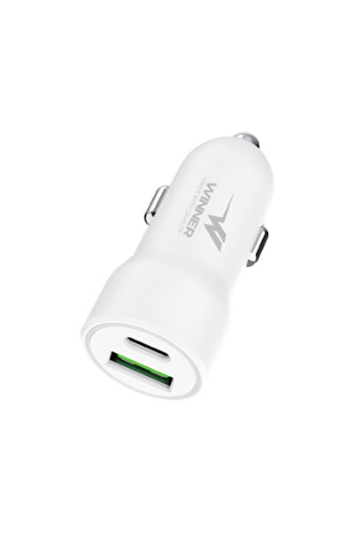 WINNER 20W Wireless Car Charger (USB + Type-C)