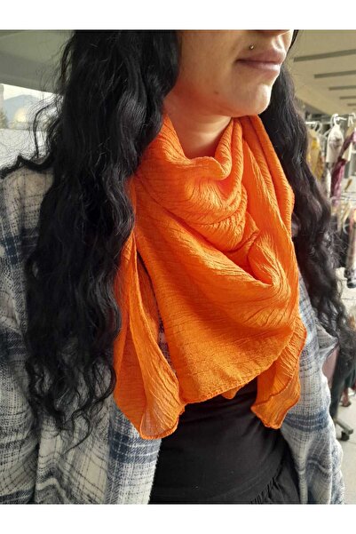 BurcHair Kombin Complementary Crinkle Monochrome Shawl 110X90