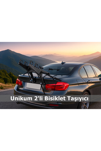 Unikum Kia Picanto Uyumlu 2'li Sert Plastik Pratik Bisiklet Taşıyıcı