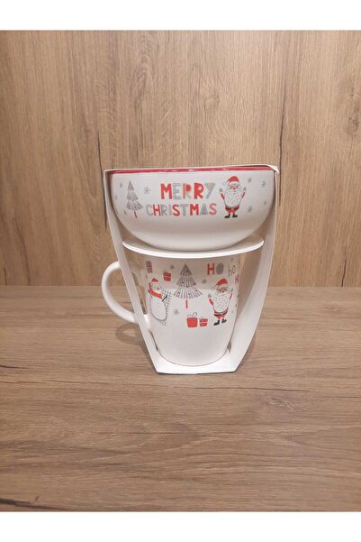 Keramika Christmas cloud mug and bowl set 2 pieces